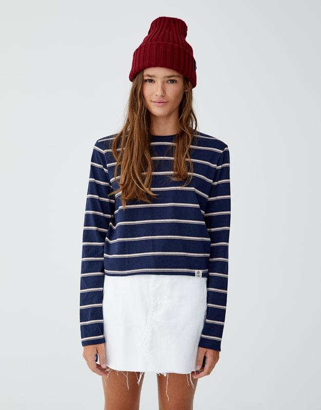 Long Sleeves Crop Top