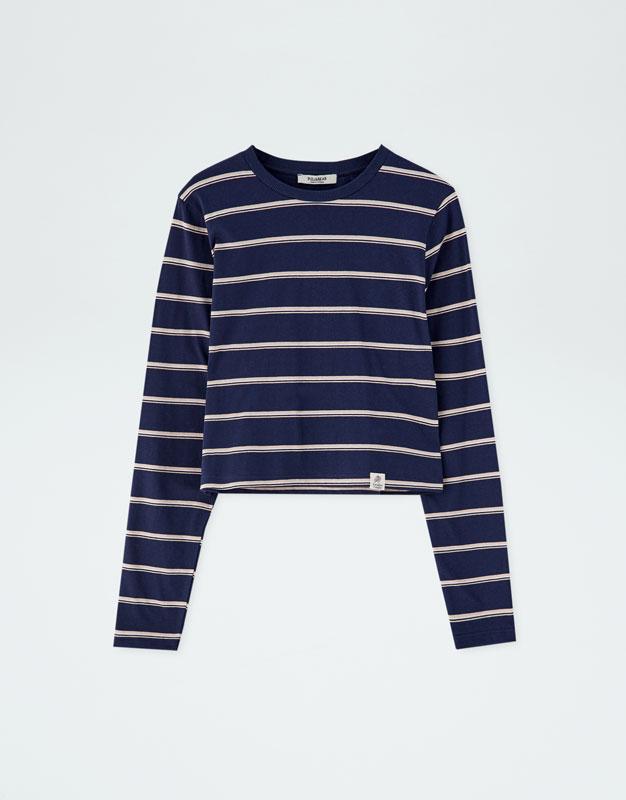 Long Sleeves Crop Top