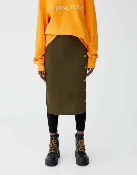 Kasuri Jersey Button-Up